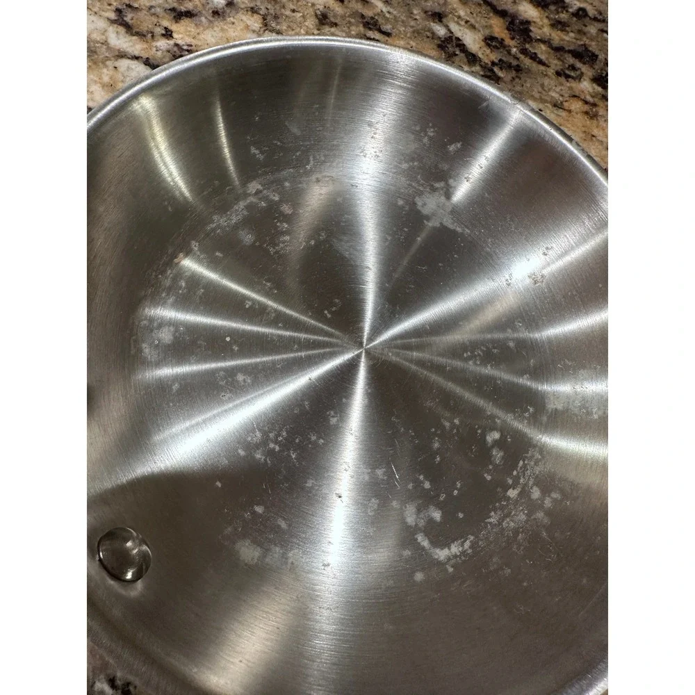 All-Clad 8.5 Inch Stainless Steel Fry Pan Skillet Tri-Ply Bonded Cookware Silver
